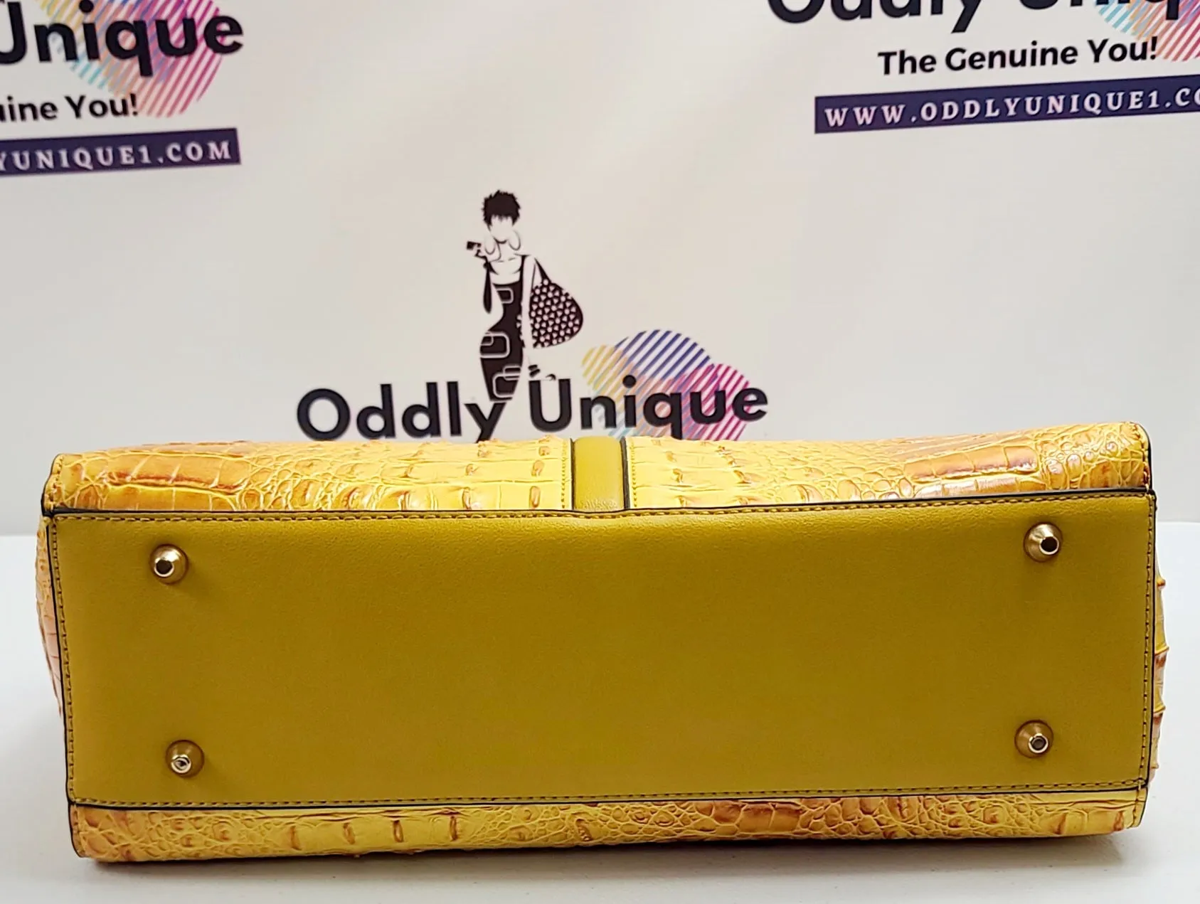 2in1 Croc Flap Satchel Wallet Sets
