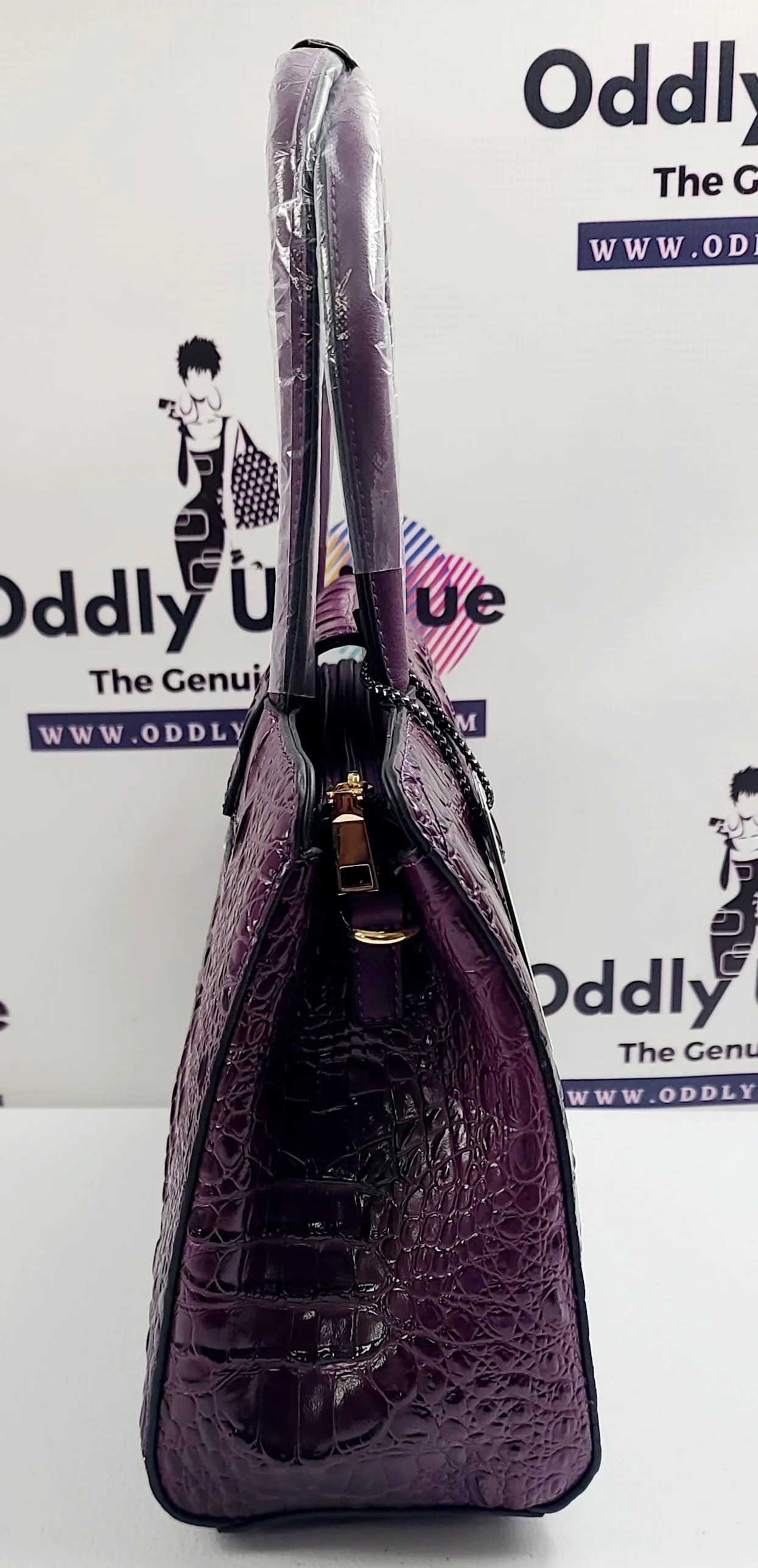 2in1 Croc Flap Satchel Wallet Sets