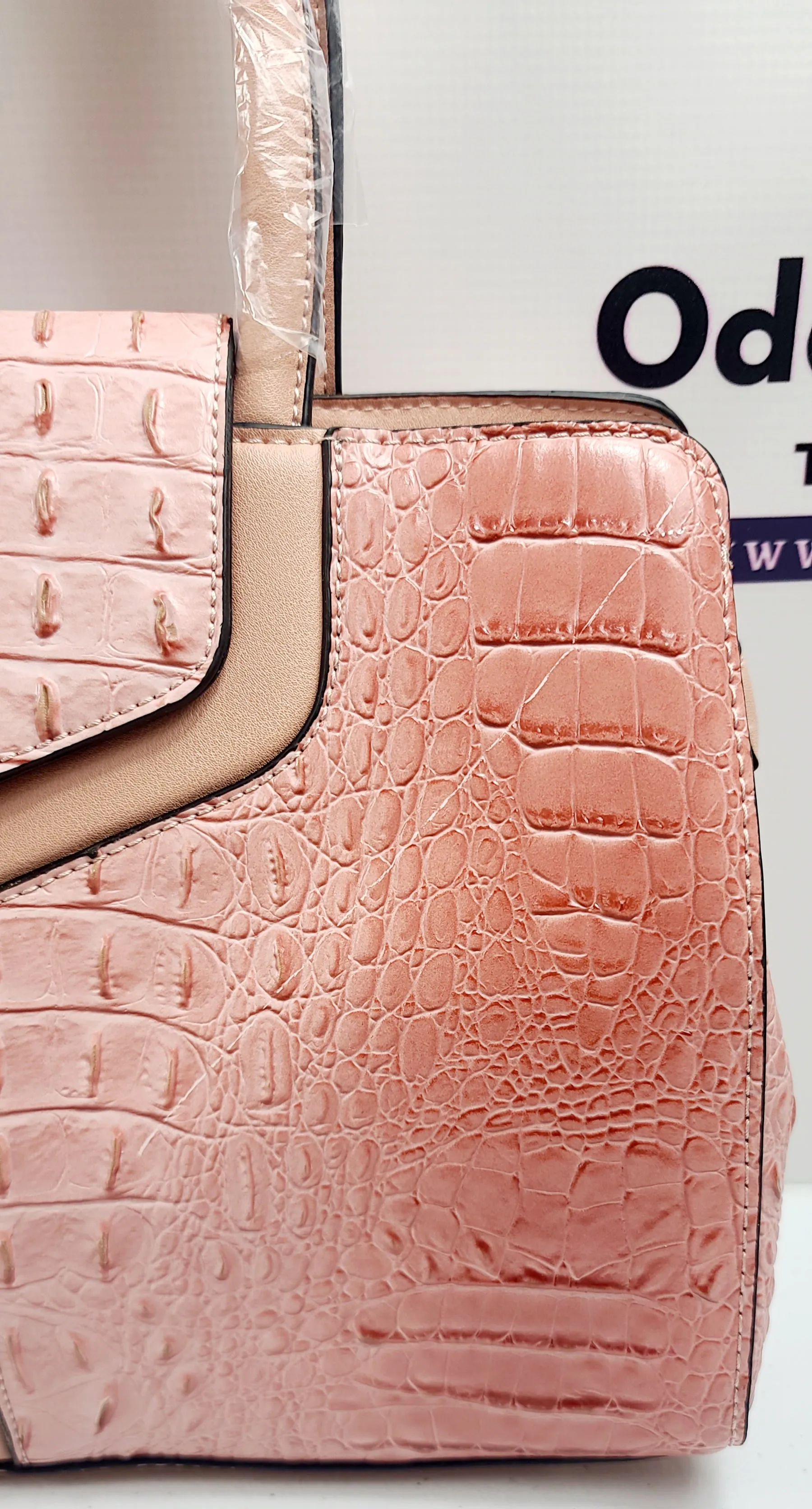 2in1 Croc Flap Satchel Wallet Sets