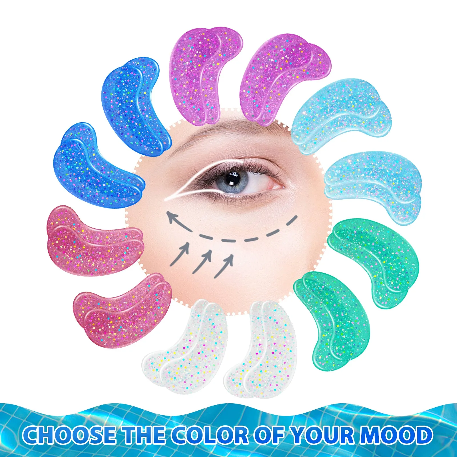 Aliver Natural Marine Collagen Anti Aging Eye Masks