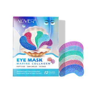 Aliver Natural Marine Collagen Anti Aging Eye Masks