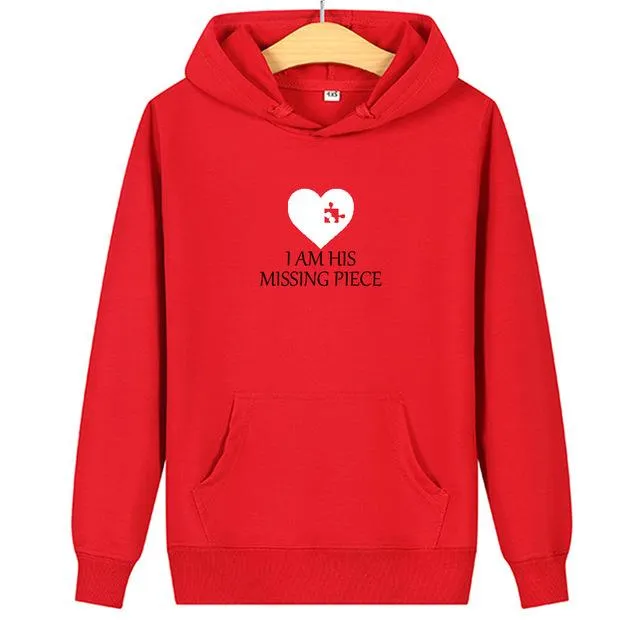 Couple hoodies Missing piece