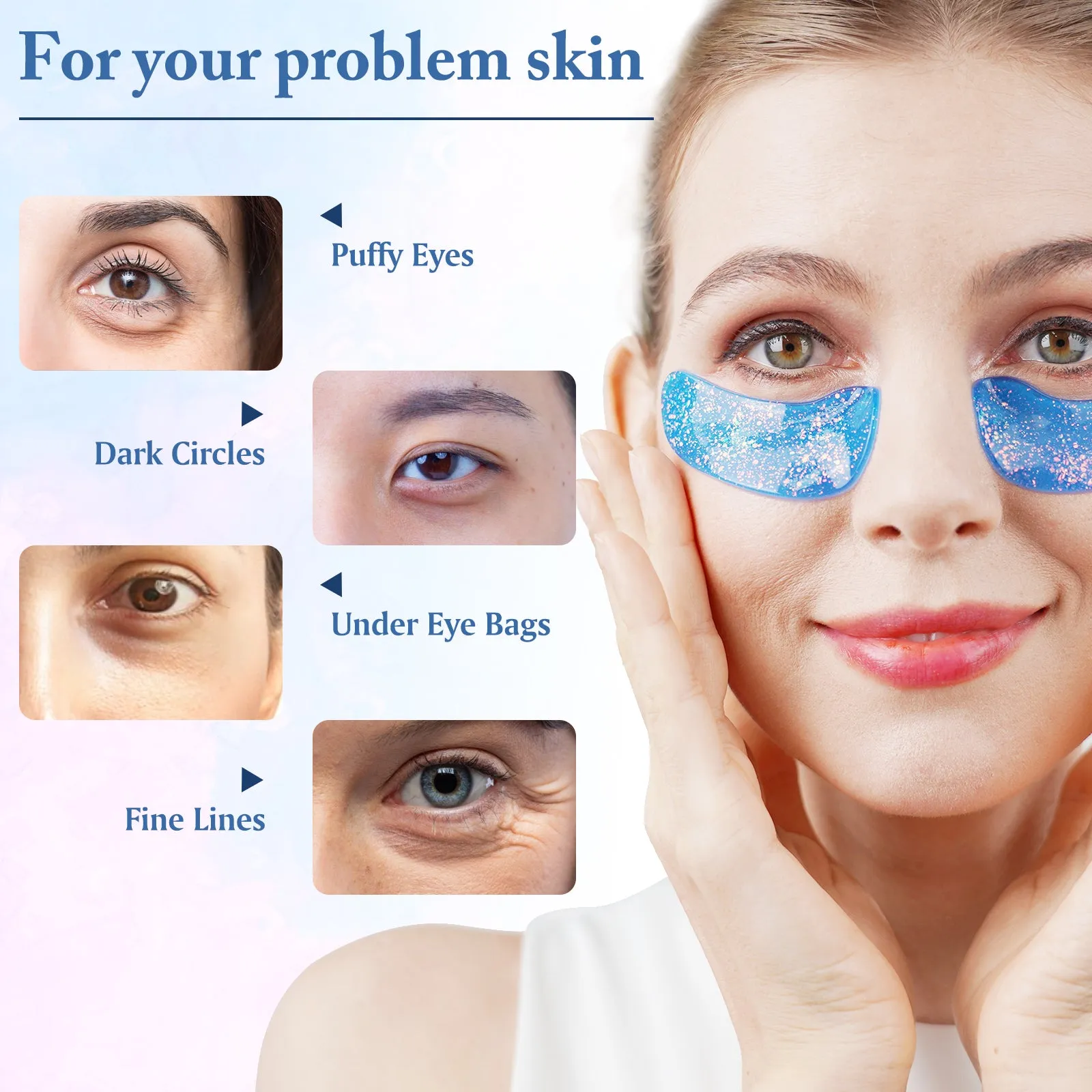 Elaimei Natural Marine Collagen Anti Aging Eye Masks