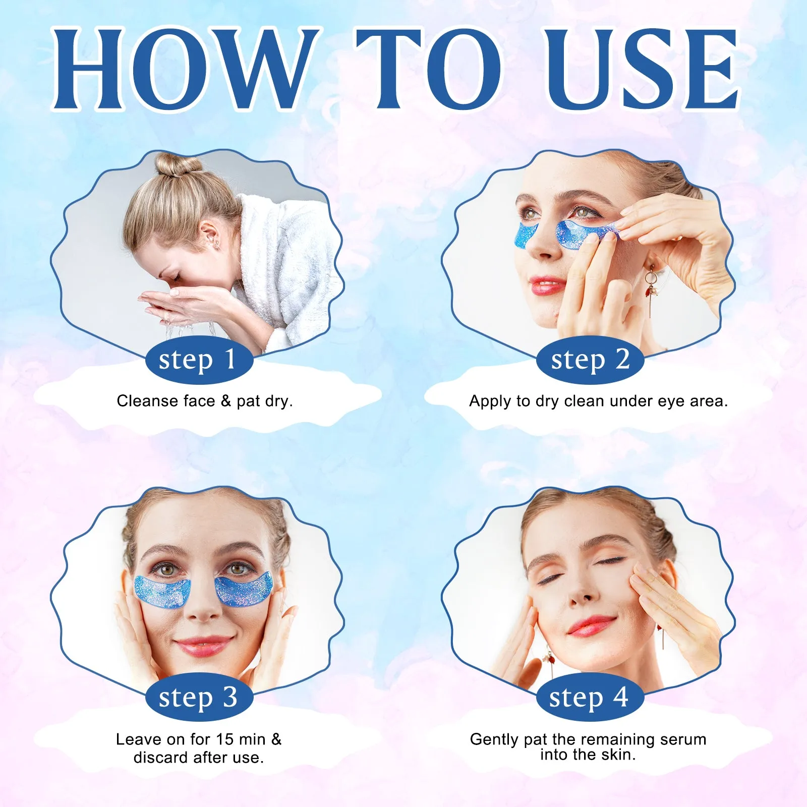 Elaimei Natural Marine Collagen Anti Aging Eye Masks