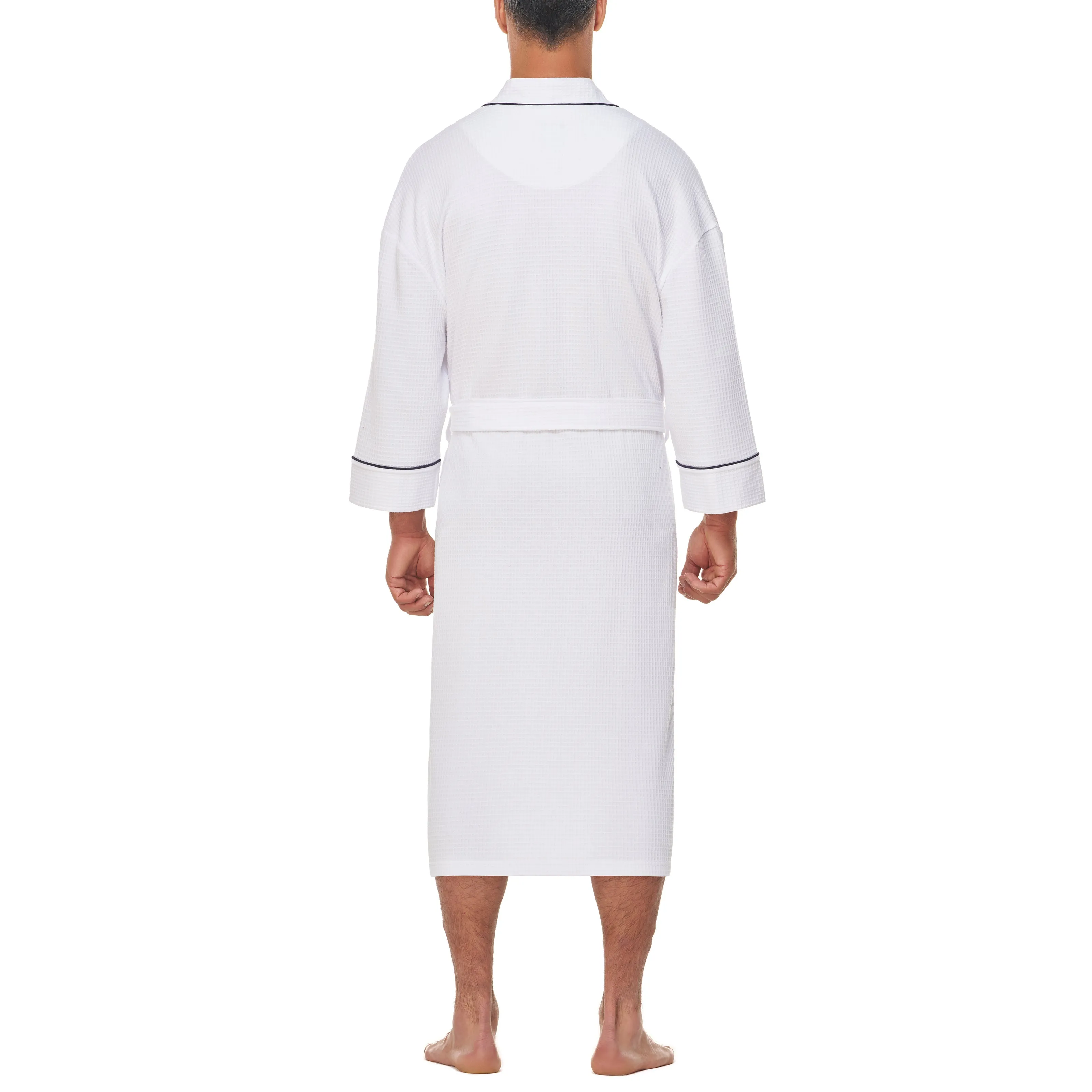 Knit Waffle Kimono Robe