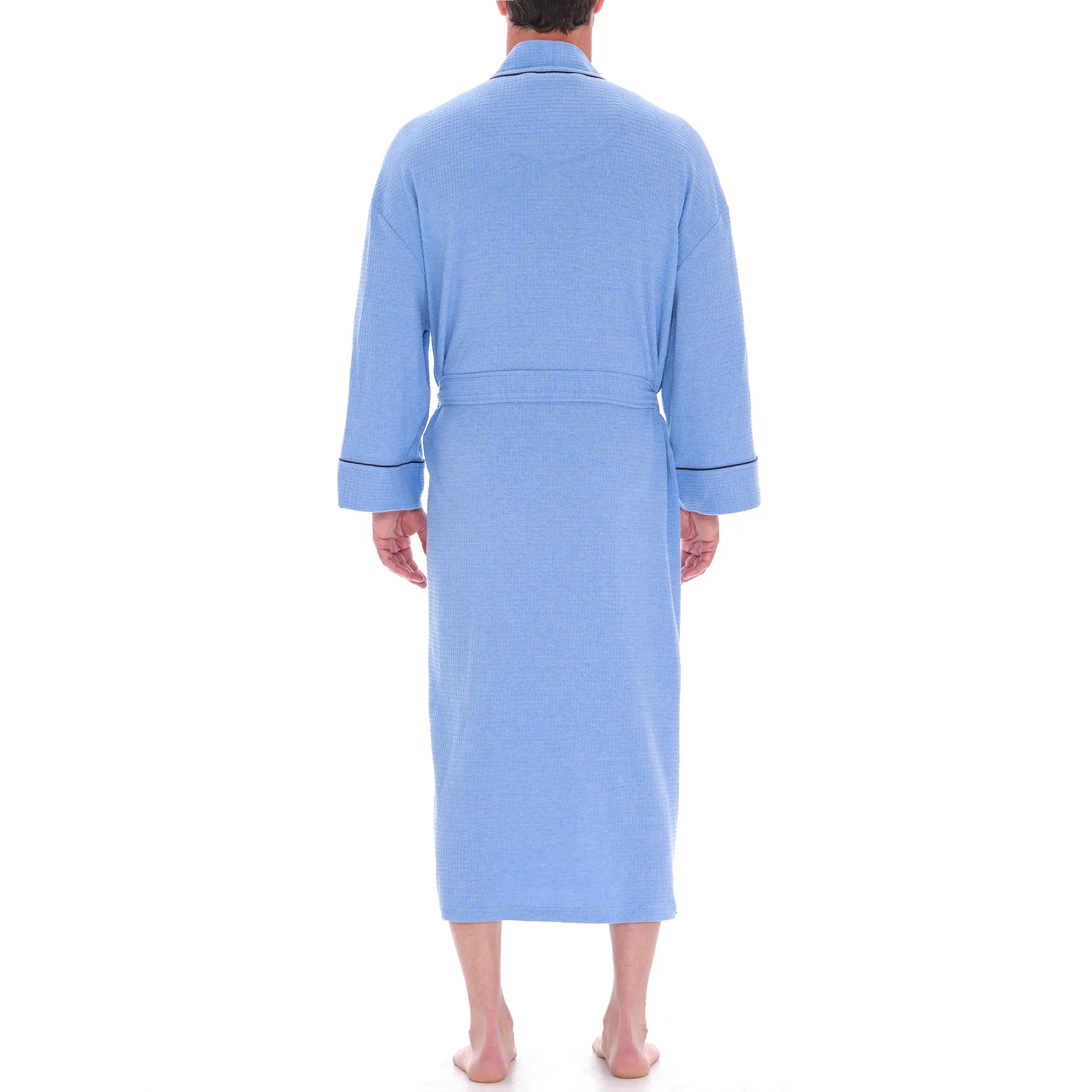 Knit Waffle Kimono Robe