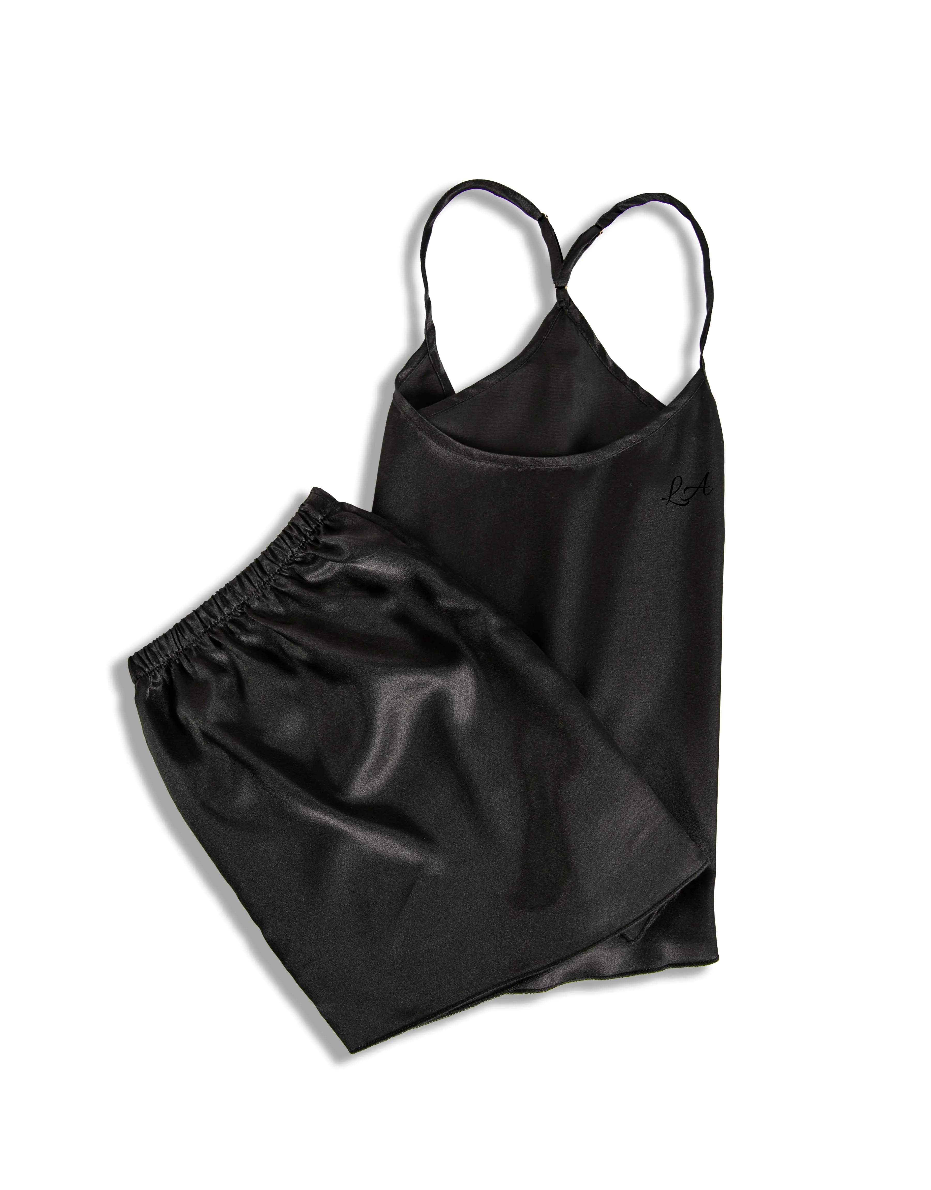 Luxe Silky Camisole Set - Pink