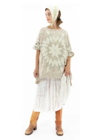 QUILTED OVERSIZED FRANCIS TOP - TOP 984