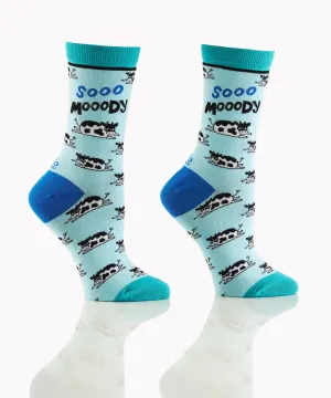 Soo Moody Women's Crew Socks