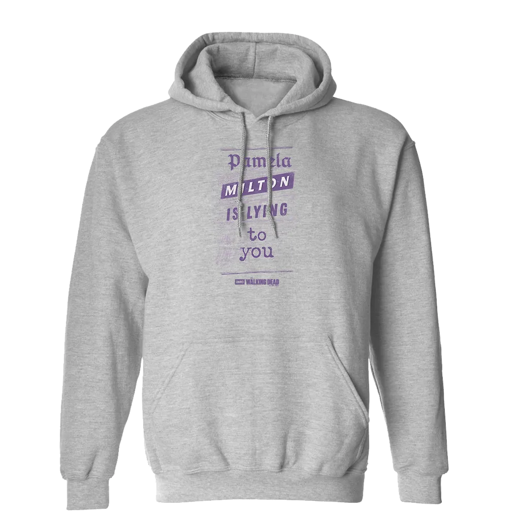 The Walking Dead Milton Newspaper Fleece Hooded Sweatshirt