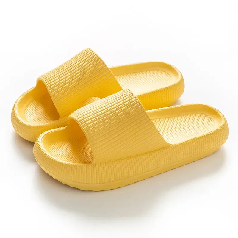 Women Cloud Slippers Beach Eva Soft Sole Slide Sandals Leisure Men Ladies Indoor Bathroom Anti-slip Shoes
