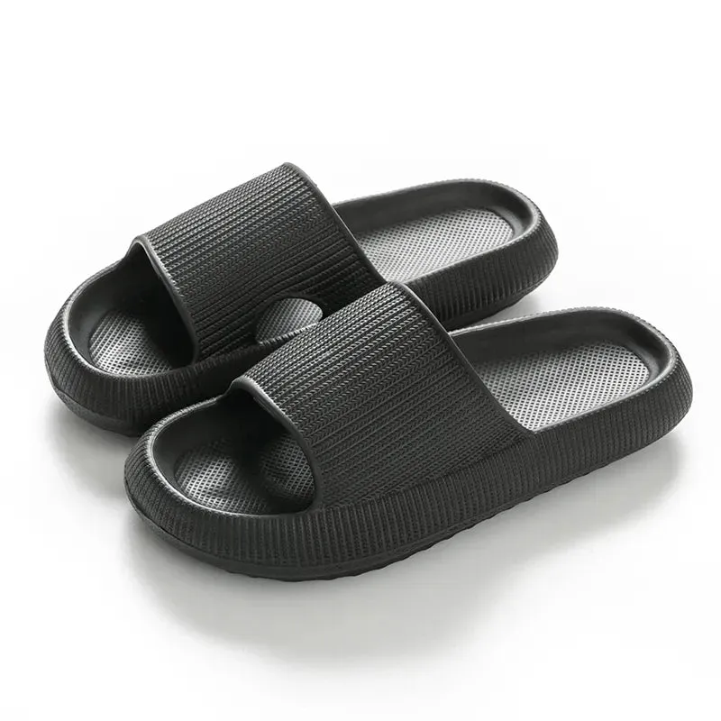 Women Cloud Slippers Beach Eva Soft Sole Slide Sandals Leisure Men Ladies Indoor Bathroom Anti-slip Shoes
