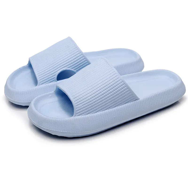 Women Cloud Slippers Beach Eva Soft Sole Slide Sandals Leisure Men Ladies Indoor Bathroom Anti-slip Shoes