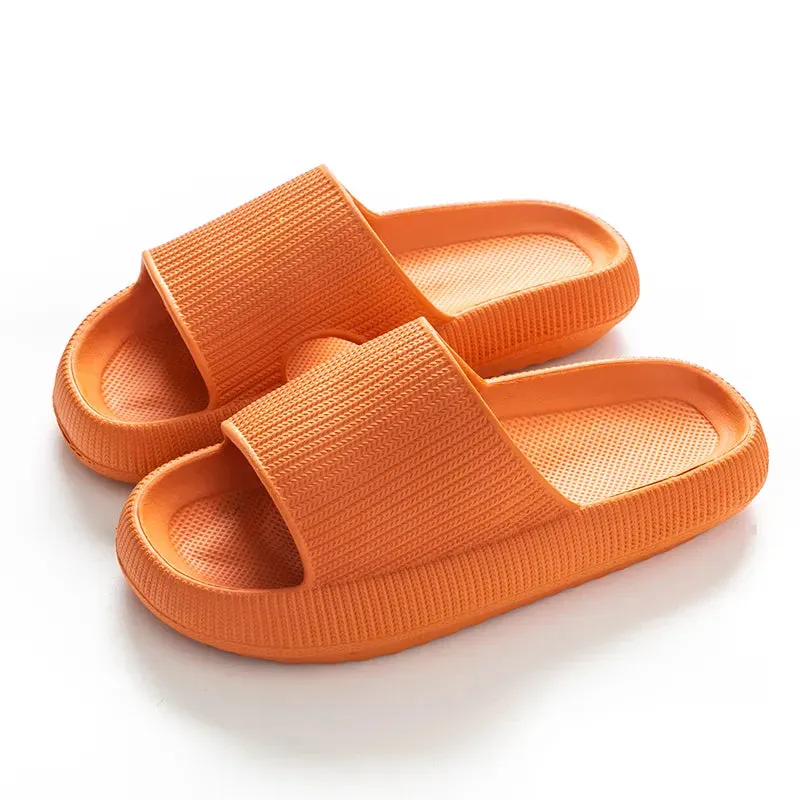 Women Cloud Slippers Beach Eva Soft Sole Slide Sandals Leisure Men Ladies Indoor Bathroom Anti-slip Shoes